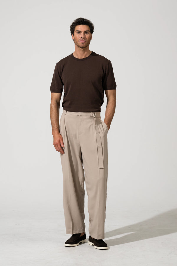 'Essence' Wide Pleated Pant