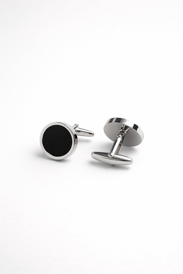 Black Enamel Cufflinks