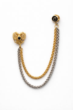 Dual Metal Lapel Chain