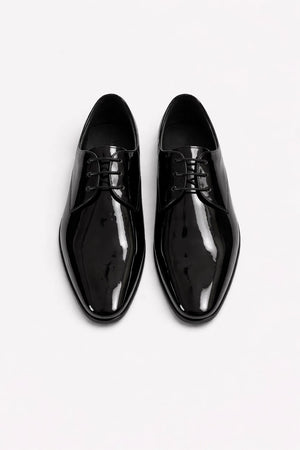 'Leo' Patent Lace-up