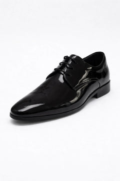 'Leo' Patent Lace-up