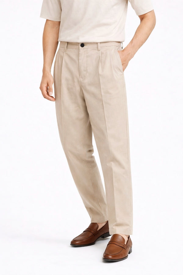 'Tiago' Wide Pleated Pant