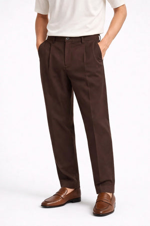 'Tiago' Wide Pleated Pant