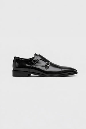 'Spencer' Patent Monk-Strap