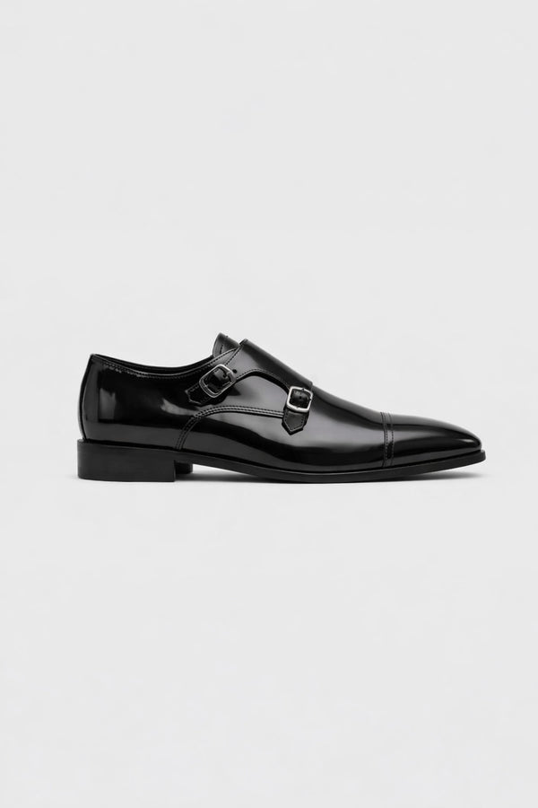 'Spencer' Patent Monk-Strap