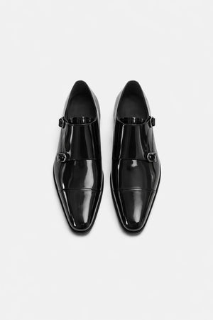 'Spencer' Patent Monk-Strap