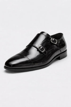 'Spencer' Patent Monk-Strap