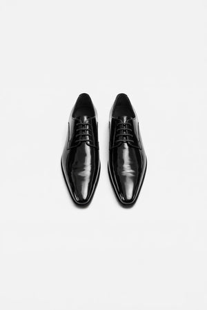 'Harvey' Patent Lace-up
