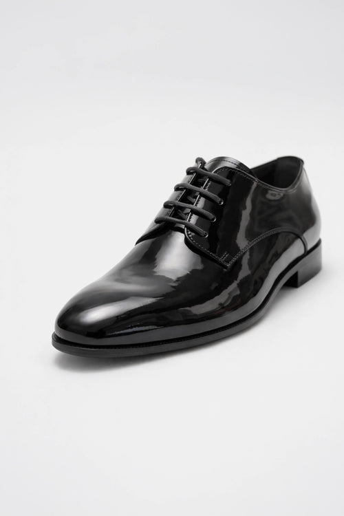'Harvey' Patent Lace-up