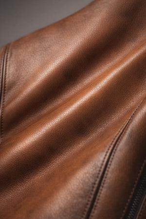 'Luther' Leather Bomber Jacket