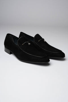 Black Nubuck Loafer